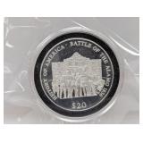 20G .999 Silv Battle of Alamo $20
