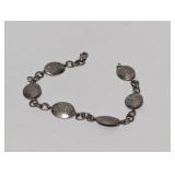 7" .925 Sterl "Love is Patient" Bracelet