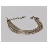 7-9" Adj .925 Sterl Multistrand Bracelet