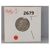 1946-S 90% Silv Roos Dime