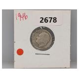 1946 90% Silv Roos Dime