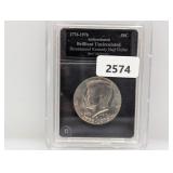 Bradford Exch 1976 BU JFK Half $1