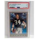 1991 Fleer Pro Visons #6 Bo Jackson, PSA 5