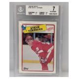 1988-89 Topps Steve Yzerman #196 BGS 7