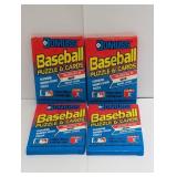 (4) 1989 Donruss Baseball Packs