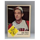1963 Fleer #33 Gene Freese Reds Corner/Edges