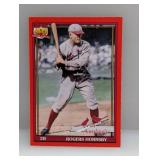 2021 Hornsby Topps Archives Red Parallel /75 Edges