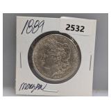 1889 90% Silv Morgan $1 Dollar