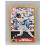 1987 Topps #735 Rickey Henderson