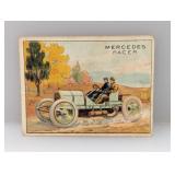 1910 Turkey Red Cigarettes Mercedes Racer Damage