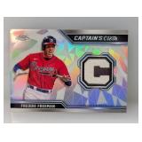 2021 Freddie Freeman Topps Chrome Jersey Ref