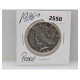 1925-S 90% Silv Peace $1 Dollar