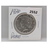 1926 90% Silv Peace $1 Dollar