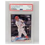 2018 Topps chrome Update Victor Robles RC PSA 9