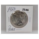 1923 90% Silv Peace $1 Dollar