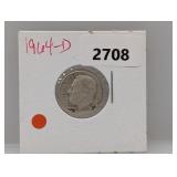 1964-D 90% Silv Roos Dime