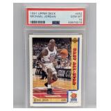 1991 UD #452 Michael Jordan Good as it gets PSA 10
