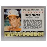 1961 Post Cereal #190 Billy Martin HOF Damage