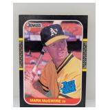1987 Donruss Rookie #46 Mark McGwire Edges