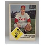 1963 Fleer #52 Clay Dalrymple Phillies Corners