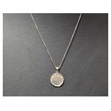 20" .925 Sterl Chain w/"Guardian Angel" Pendant