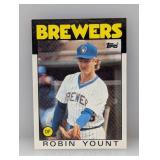 1986 Topps #780 Robin Yount HOF Edges