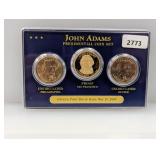 Adams Presidential Coin Set