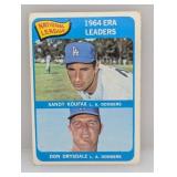 1965 Topps Sandy Koufax Don Drysdale #8 Damage