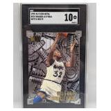1995 Fleer Metal #215 Shaquille Oneal HOF SGC 10