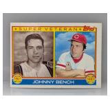 1983 Topps Super Veteran Johnny Bench #61Edges