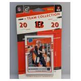 2020 Donruss Bengals Team Set Burrow RC on Top