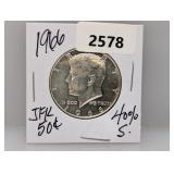 1966 40% Silv JFK Half $1 Dollar