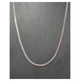 30" .925 Sterl Chain w/Diamond Cut Edging
