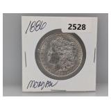 1886 90% Silv Morgan $1 Dollar