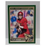 2025 Score Tyler Shough RC Green SP 71