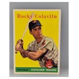 1958 Topps Rocky Colavito 368 Corners/Crease/Edges