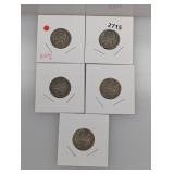 5-35% Silv War Nickels