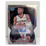 2023-24 Brandon Miller Nowman Chromeu 1st Auto