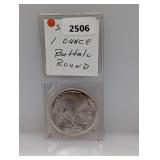 1oz .999 Silv Buffalo Round