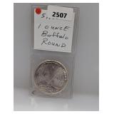 1oz .999 Silv Buffalo Round