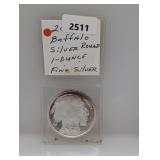 1oz .999 Silv Buffalo Round