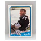 1988 Topps Bo Jackson RC #327 Edges/Stain