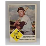 1963 Fleer Jimmy Davenport Surface/Corners/Edges