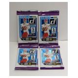 (4) 2025 Donruss Football 5 Card Packs