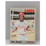 1970 Topps Lou Brock #330 Edges/Corners/Stain
