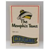 1973/74 Topps Team Stickers Tams/Cougars Indents