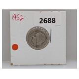 1952 90% Silv Roos Dime