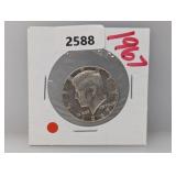 1967 40% Silv JFK Half $1 Dollar