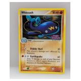 Pokemon 2006 Whiscash Stamped Reverse Holo Corner