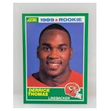 1989 Score Derrick Thomas RC #258 Edges